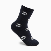 Носки женские махровые «Панда», цвет тёмно-синий, размер 23-25 Носки женские махровые «Панда», цвет тёмно-синий, размер 23-25