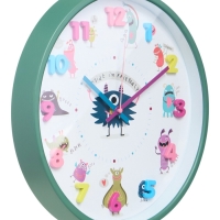 Часы настенные интерьерные детские &laquo;Монстрики&raquo;, плавный ход, циферблат d-30 см