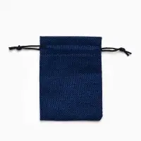 Мешочек подарочный &laquo;Льняной&raquo; 9&times;12, синий