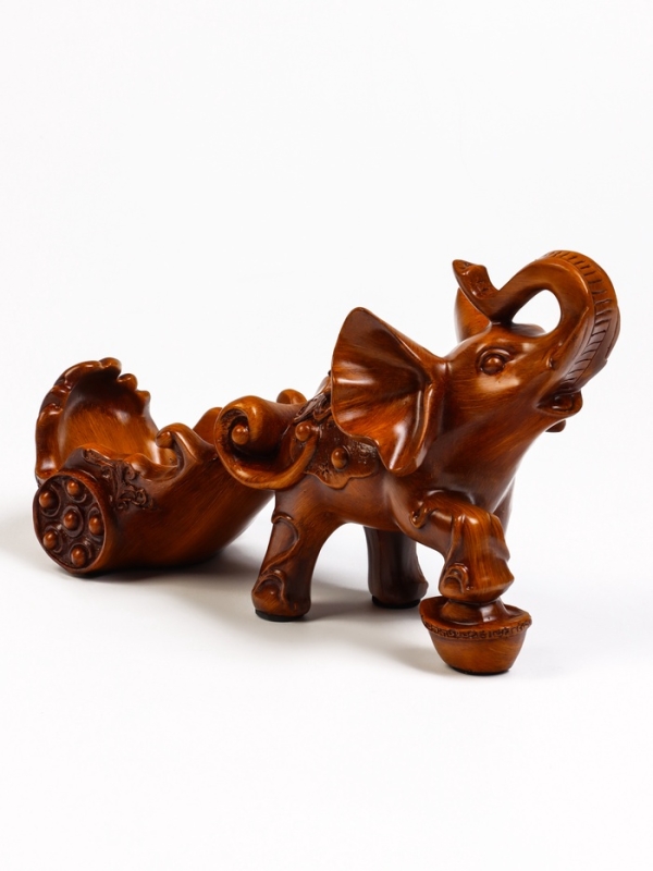 Подставка для бутылки "Слон" под дерево, 34х13х20см