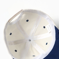 Кепка Крошка Я, р. 46-48. цв. беж/синий