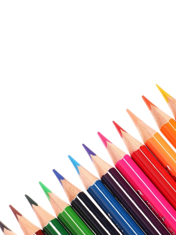 Карандаши 12 цветов МИНИ в металл тубусе, трехгранные , деревянные, Морские обитатели