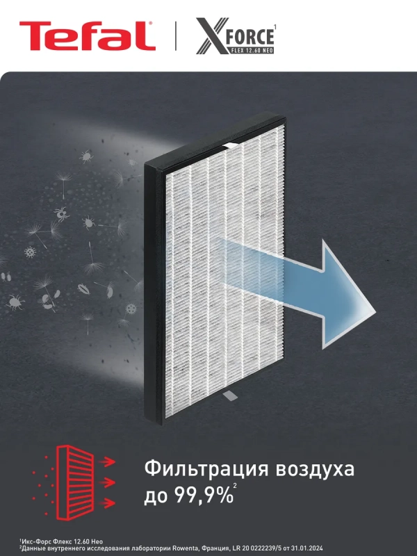 Беспроводной пылесос X-Force Flex 12.60 Neo TY9LC1WO