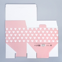 Коробка подарочная сборная, упаковка, &laquo;Иди обниму&raquo;, 22 х 15 х 10 см