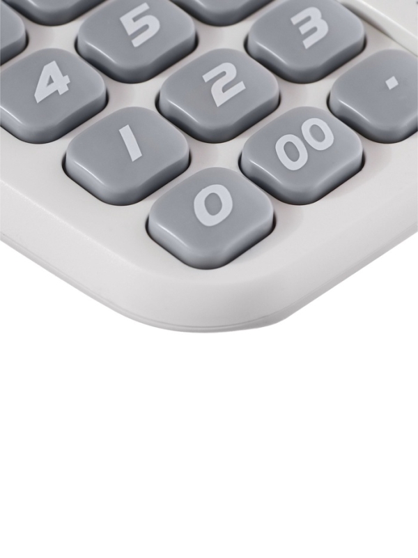 Калькулятор настольный 12-разрядный КК-3825В, белый