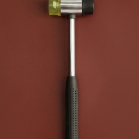 Киянка для кожевника, 27,5 &times; 8 см, цвет чёрный/зелёный