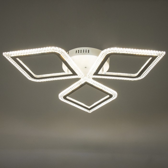 Люстра светодиодная дим. LOSANGA ДУ 3 реж. , 72Вт белый &Oslash;71.5х7.5см Ritter