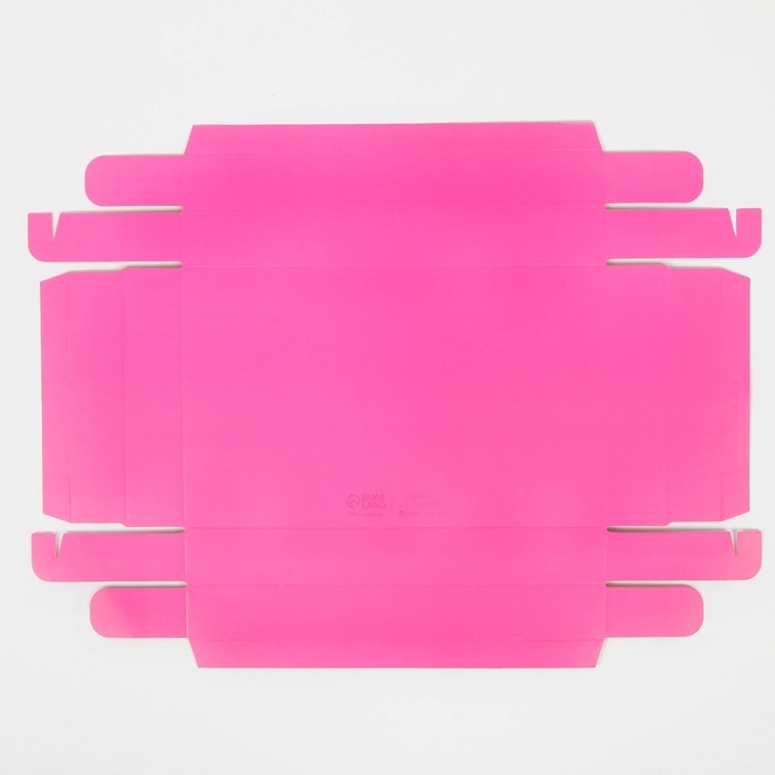 Коробка кондитерская, упаковка, &laquo;Фуксия&raquo; , 22 х 8 х 13,5 см