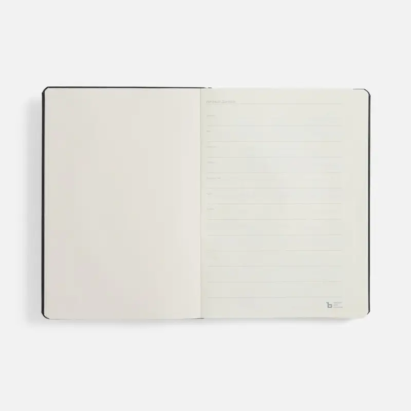 Ежедневник Urban Hard, недатированный, черный