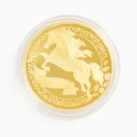 Монета новогодняя сувенирная &laquo;Талисман финансовой удачи&raquo;, диам. 4 см