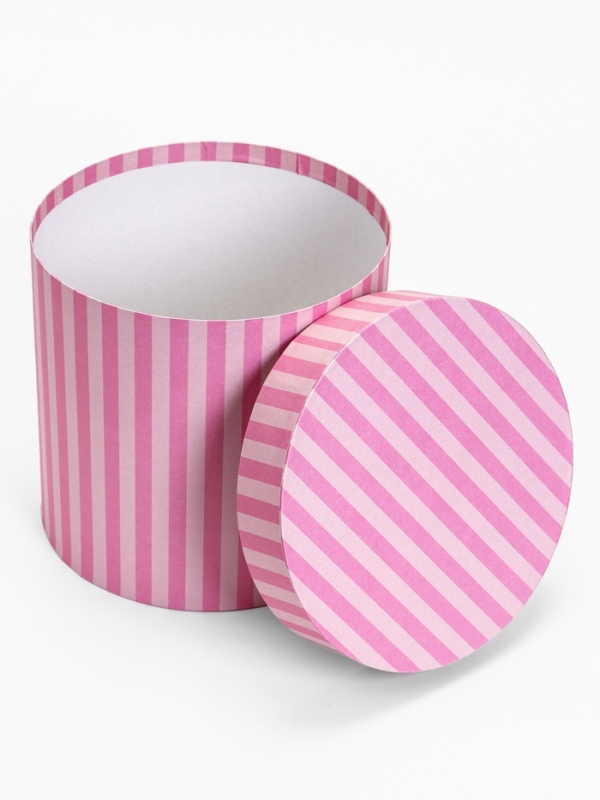 Шляпная коробка, полосы , 20 х 20 см Шляпная коробка, полосы , 20 х 20 см