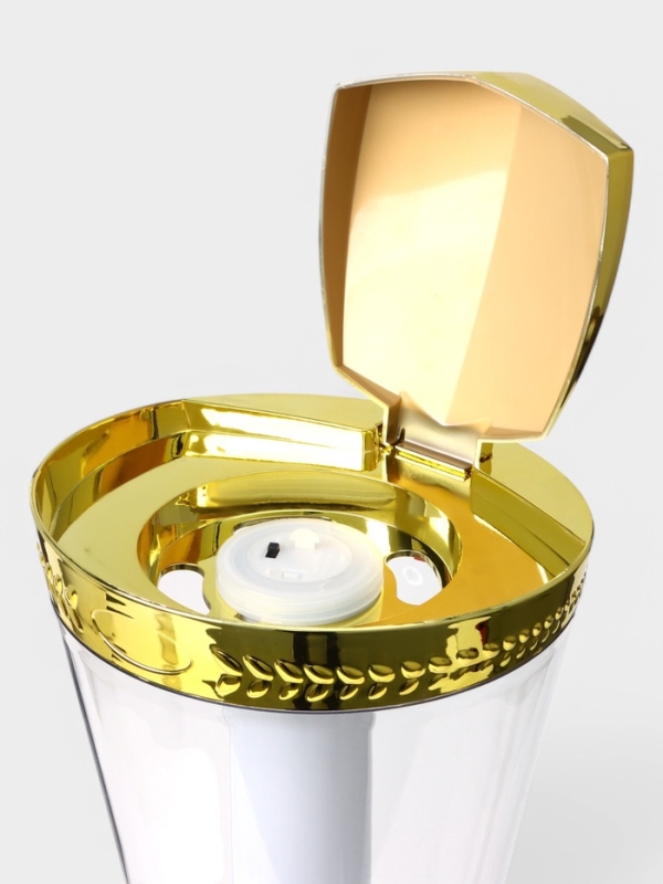 Башня пивная Empire, 3 л, ёмкость для льда, подсветка, пластик, золотистая