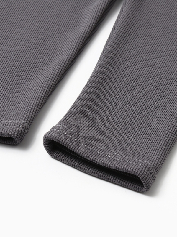 Леггинсы для девочки на флисе Collorista, цвет серый, рост 116 см