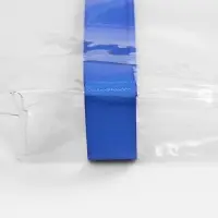 Шопер Clear Fest, ver.2, прозрачный с синими ручками