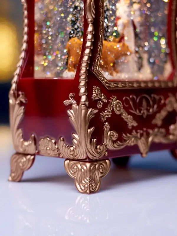 Фигура светодиодная "Граммофон" 36х16х9 см, 3хААА (не в компл.), музыка, USB, Т/БЕЛЫЙ