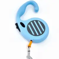 Рулетка - поводок для собак, лента 5 м, голубая