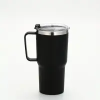 Термокружка "Стань бодрее", 500мл, черная