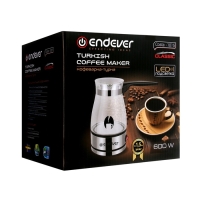 Турка электрическая Endever Costa-1015, 600 Вт, 0.4 л, серебристая Турка электрическая Endever Costa-1015, 600 Вт, 0.4 л, серебристая
