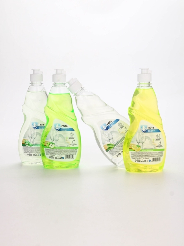Mr.Быт Гель для мытья посуды, 500 мл, аромат яблоко