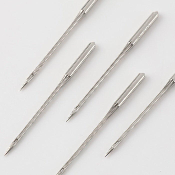 Иглы для бытовых швейных машин, универсальные, №100, 5 шт