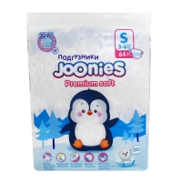 Подгузники JOONIES Premium Soft, размер S (3-6 кг), 64 шт. Подгузники JOONIES Premium Soft, размер S (3-6 кг), 64 шт.
