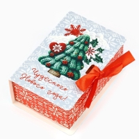 Складная новогодняя коробка-книга «Ёлочка», 12 х 8 х 4,5 см Складная новогодняя коробка-книга «Ёлочка», 12 х 8 х 4,5 см