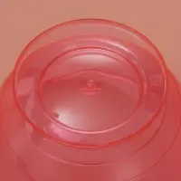 Креманка пластиковая одноразовая &laquo;Кристалл&raquo;, 200 мл, красная