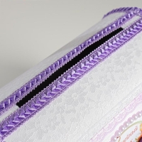 Комплект на стол молодожёнов "Гармония", сирень Комплект на стол молодожёнов "Гармония", сирень