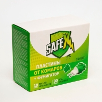 Комплект от комаров SAFEX( фумигатор+пластины), 1 шт.