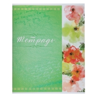 Тетрадь 48 листов в клетку, Calligrata &laquo;Орнамент&raquo;, серые листы, МИКС