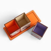 Органайзер для канцелярии тройной, на подставке &laquo;Коты&raquo;, 6,5 х 6,3 х 9 см