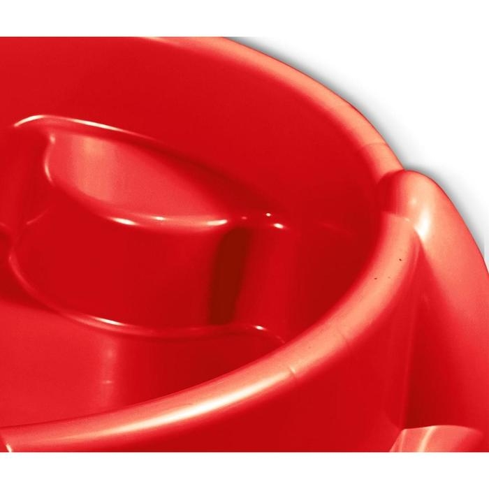 Песочница &laquo;Собачка&raquo; с крышкой, цвет красный/жёлтый