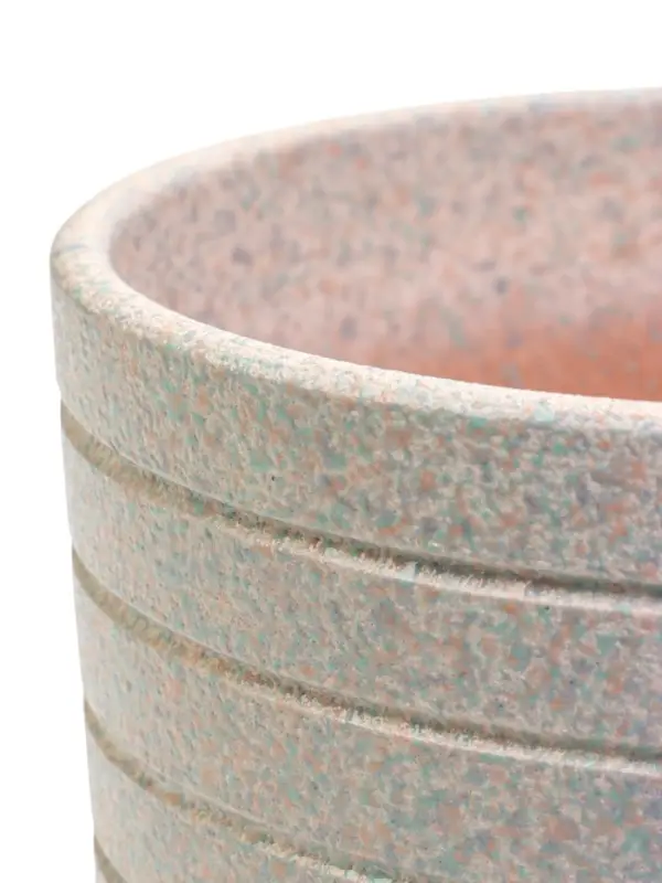 Горшок цветочный  с поддоном 1,6 л, белый керамика "Пряности" (М)