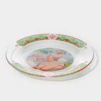 Тарелка стеклянная &laquo;Три Богатыря&raquo;, d=19,5 см