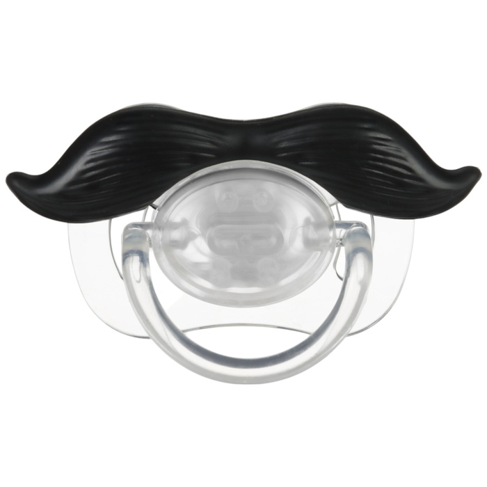 Соска - пустышка силиконовая ортодонтическая &laquo;Котик&raquo;, от 0 мес., с колпачком, цвет черный