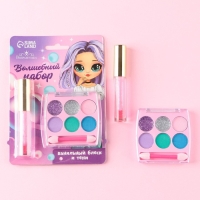 Набор косметики &laquo;Твой новый образ&raquo;, блеск 8 мл, тени 6 цв, аромат ванили