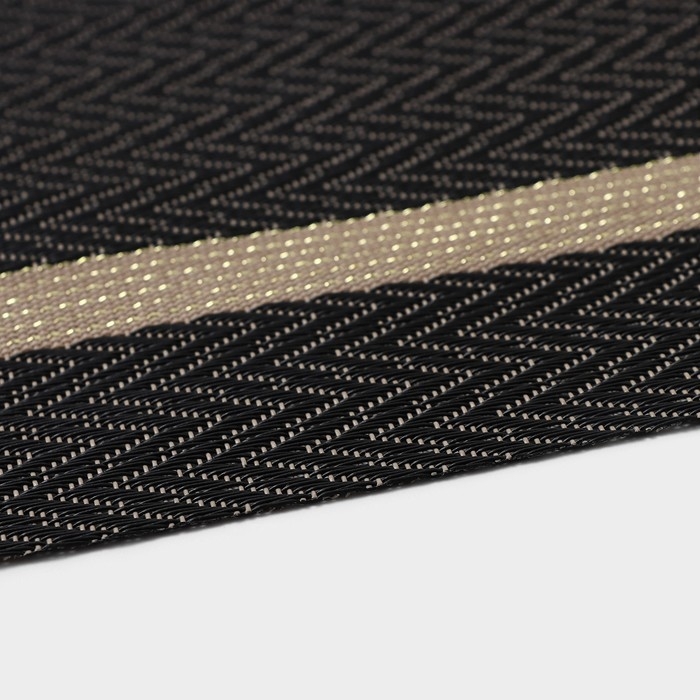 Салфетка сервировочная на стол Доляна &laquo;Рона&raquo;, 45&times;30 см, цвет коричневый