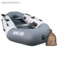 Лодка &laquo;Бриз 260&raquo;, цвет белый/серый