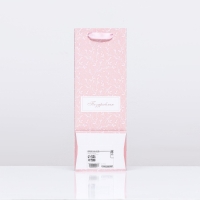 Пакет ламинированный под бутылку "Нежность",13 х 36 х 10 см