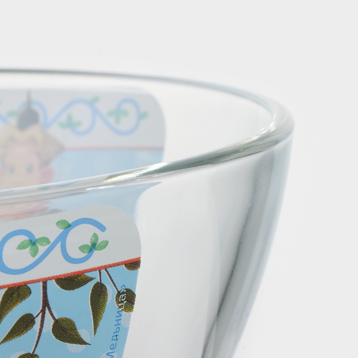 Салатник стеклянный &laquo;Три Богатыря&raquo;, 500 мл, d=13 см