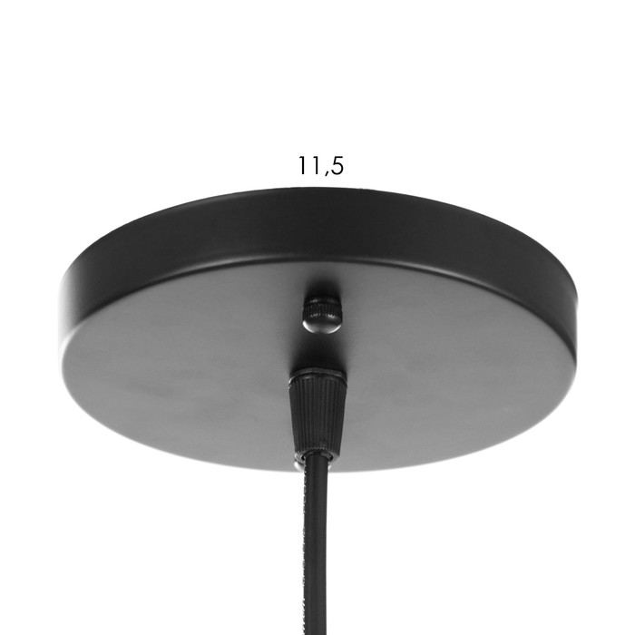 Подвес "Капель" 1х60Вт Е27 Черный