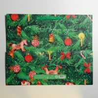 Пакет подарочный новогодний ламинированный &laquo;Ёлочка нарядная&raquo;, XL 49 х 40 х 19 см, Новый год