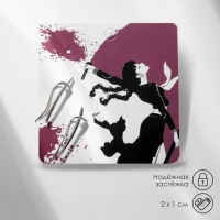 Серьги металл &laquo;Япония&raquo; холодное оружие, меч, цвет серебро