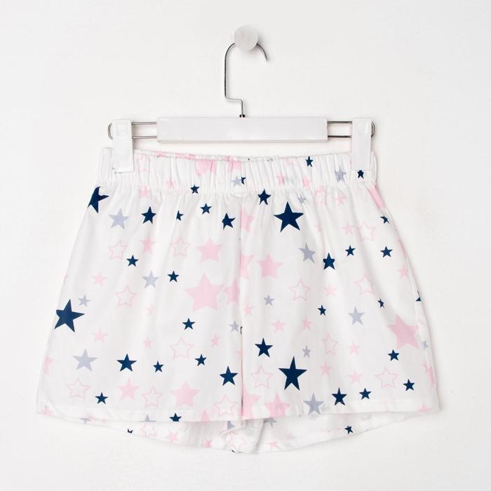 Шорты женские KAFTAN Шорты женские KAFTAN "Pink stars", р. 48-50, белый