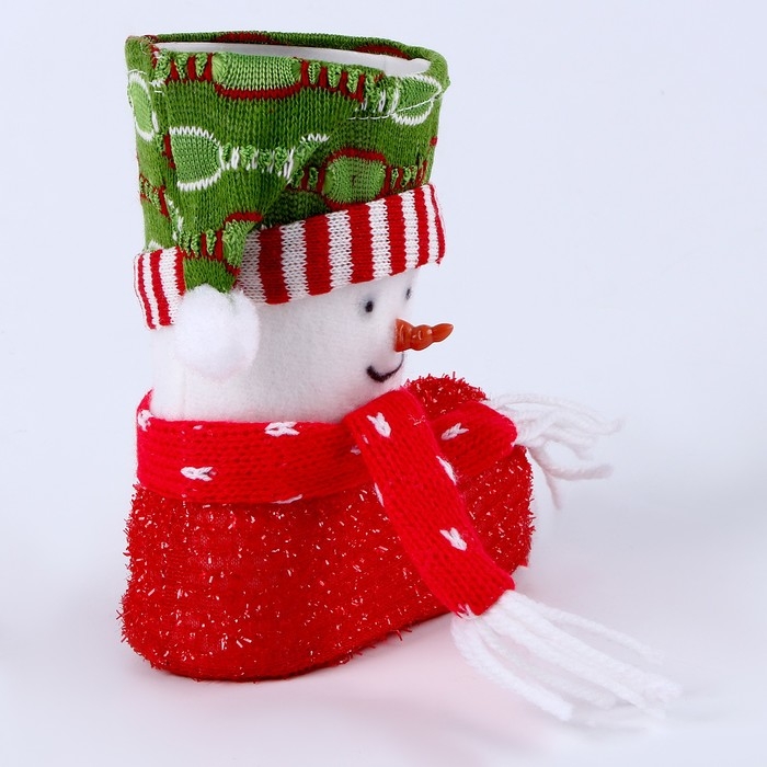 Подарочная упаковка &laquo;Сапожок&raquo;, снеговик