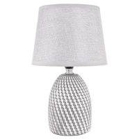 Лампа настольная с абажуром "Рабица серый" Е14 18х18х29 см RISALUX Лампа настольная с абажуром "Рабица серый" Е14 18х18х29 см RISALUX