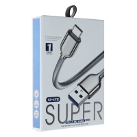 Кабель Lightning - USB, 6 A, оплётка PVC, 1 метр, белый Кабель Lightning - USB, 6 A, оплётка PVC, 1 метр, белый