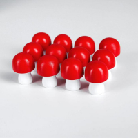 Счётный материал "Грибы", 12 шт., размер 1 шт.: 4,5 см Счётный материал "Грибы", 12 шт., размер 1 шт.: 4,5 см