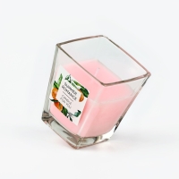 Свеча ароматическая в стекле &laquo;Summer romance&raquo;: дыня, 6,8 х 8 см.