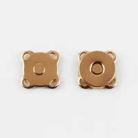 Кнопки магнитные, пришивные, d = 10 мм, 10 шт, цвет золотой Кнопки магнитные, пришивные, d = 10 мм, 10 шт, цвет золотой